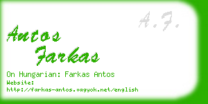 antos farkas business card